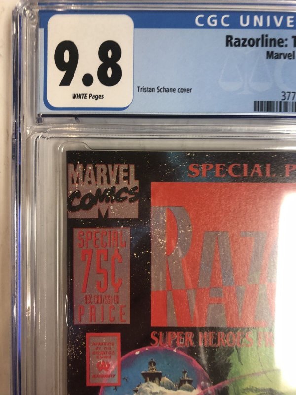 Razorline: The First Cut (1993) # 1 (CGC 9.8 WP) | 1st PrevIew Ectokid |1census