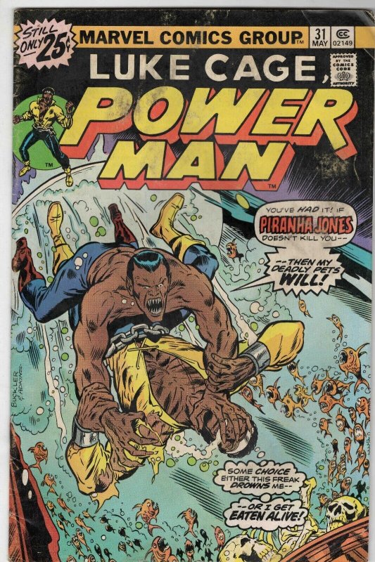 Luke Cage Power Man #31 VINTAGE 1976 Marvel Comics