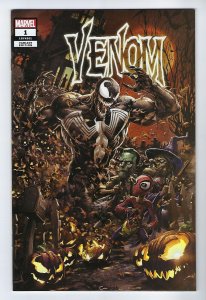 ?VENOM 1 (2021) CLAYTON CRAIN HALLOWEEN TRADE DRESS  MARVEL COMICS NM-?