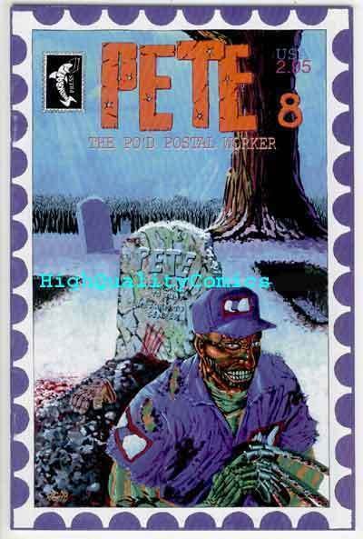 PETE the P.O.'d POSTAL WORKER #8, NM+, Mail, Postman on Elm Street, going,