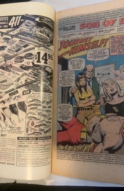 Marvel Spotlight #22 (1975)Guests- Ghost rider /Satanna Battles himslef