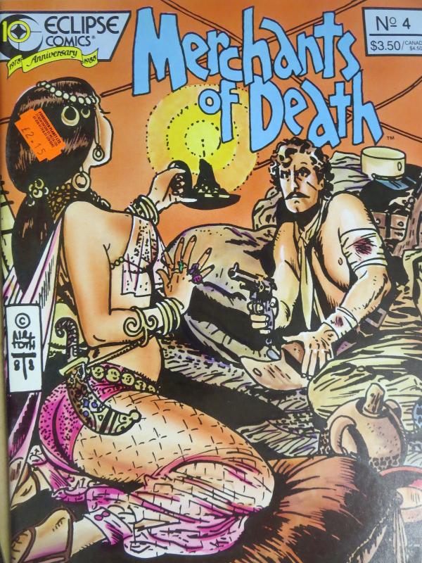 MERCHANTS OF DEATH #1-4 Complete Mini Eclipse Comics Western Kurt Busiek 1988 NM