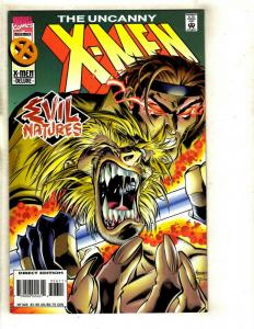 Lot Of 8 Uncanny X-Men Marvel Comic Books # 316 322 323 324 325 326 327 367 NP11