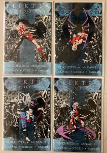 Elektra Root of Evil set #1-4 Marvel (6.0 FN) (1995)