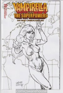 VAMPIRELLA VS SUPERPOWERS (2023 DYNAMITE) #2 VARIANT 1:10 CVR H LINSNER X12353