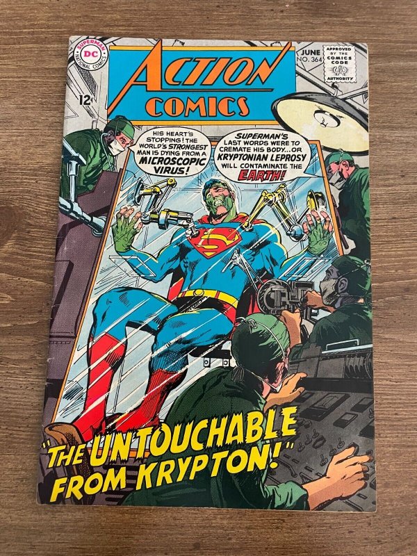 Action Comics # 364 VF/NM DC Comic Book Superman Batman Flash Green Lantern J927