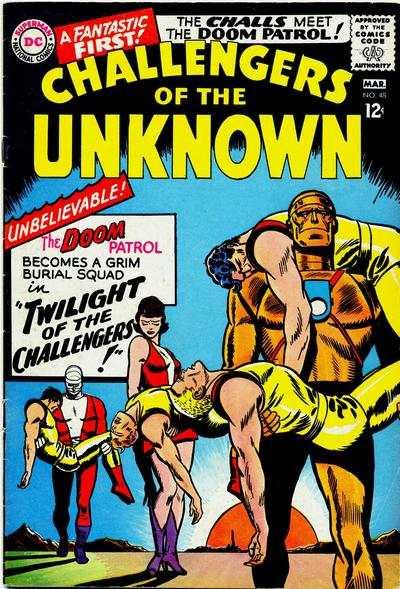 Challengers of the Unknown (1958 series) #48, Fine (Stock photo)