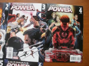 6 Marvel ULTIMATE POWER Comic #1 2 3 4 5 6 (2006) Bendis Land Ryan Ponsor