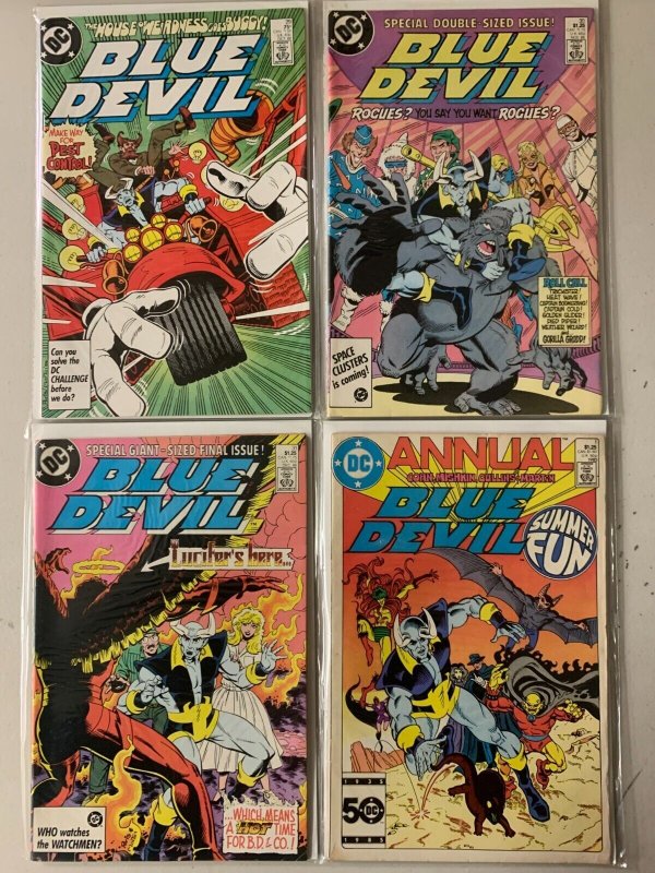 Blue Devil comics lot #1-30 last issue + annual 30 diff 8.0 (1984-86)