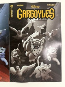 GARGOYLES #1 1:40 VIRGIN FLEECS & FORSTNER + 1:10 B&W NM SET DYNAMITE PROSHIPPER