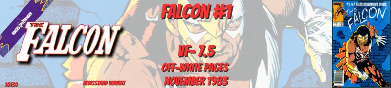 Falcon 1 VF- 7.5 Newsstand Marvel 1983