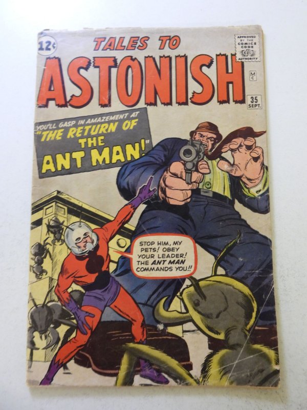 Tales to Astonish #35 (1962) Origin and 2nd appearance of Ant-Man FR/GD see desc