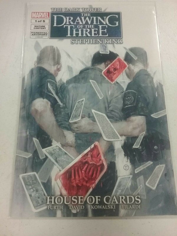 Dark Tower Drawing Of The Three House Of Cards #1 Marvel Comic Book NW95