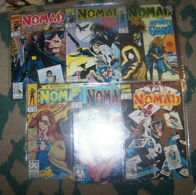 nomad # 1 2 4  4 7 11 13 19 21 vol 2+ lot1991 marvel +bucky  captain america