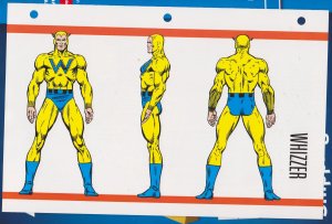 Official Handbook of the Marvel Universe Sheet- Whizzer