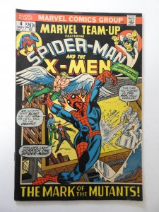 Marvel Team-Up #4 (1972) FN Condition! 1/2 in tear bc