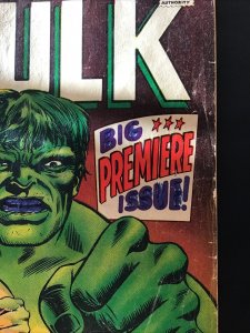 Marvel THE INCREDIBLE HULK No. 102 (1968) Big Premiere Issue! Origin retold! VG-