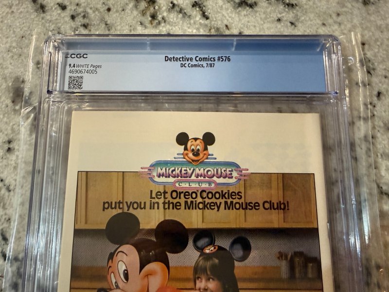 Detective Comics # 576 CGC Graded 9.4 DC Comic Book Year 2 Part 2 McFarlane JH25