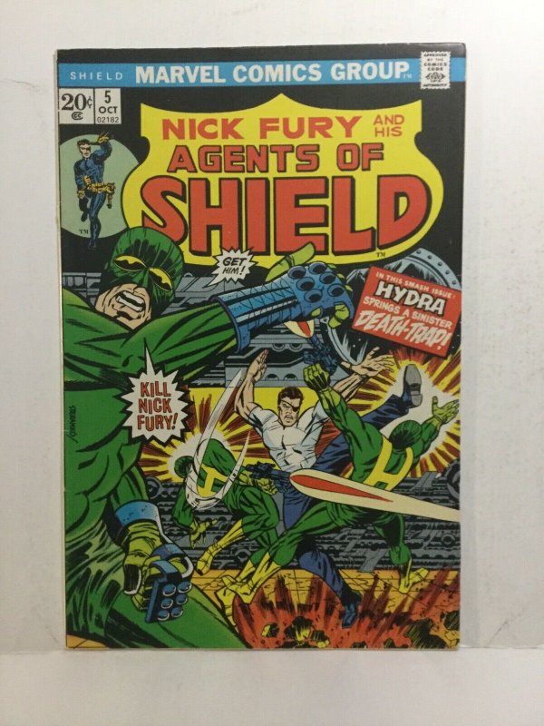 Nick Fury And His Agents Of Shield 5 Vf/Nm Very Fine/Near Mint 9.0 Marvel Comics