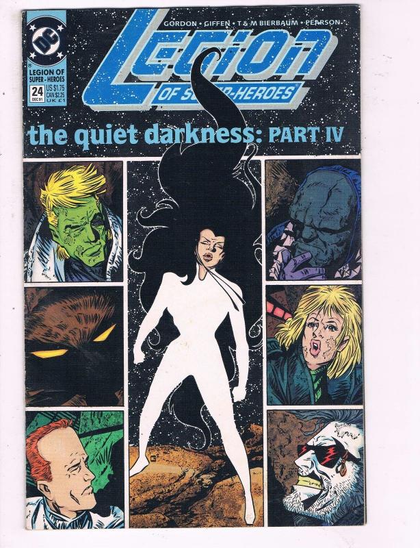 Legion Of Superheroes #24 VF DC The Quiet Darkness Part IV Comic Book 1989 DE9