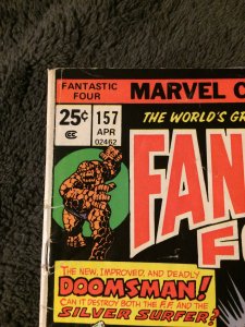 Fantastic Four #157 FN+ Doomsman 1975 Marvel Comics