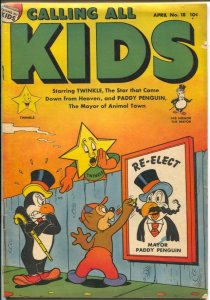 Calling All Kids #18 1948-Parents-Paddy Penguin-Twinkle-stories-comics-riddle...