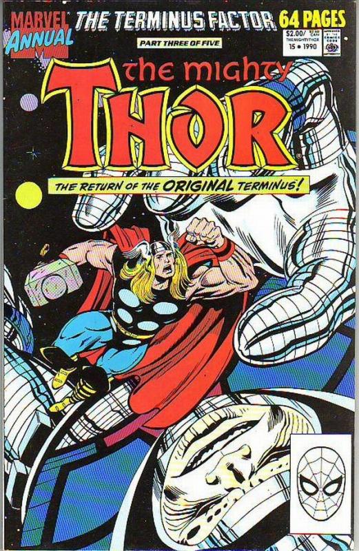 Thor, the Mighty King-Size Special #15 (Jan-90) NM/NM- High-Grade Thor