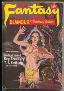 Avon Fantasy Reader #11 1949-Spicy Good Girl Art-pulp fiction-Bradbury-FN+