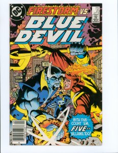 Blue Devil #23 (1986) Newsstand w/ scarce Mark Jewelers insert