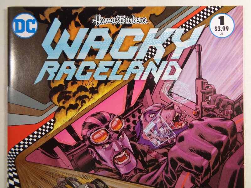 Wacky Raceland #1 Dick Dastardly Variant Cover DC 2016