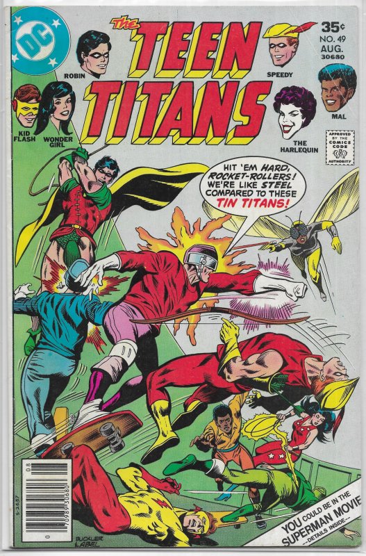 Teen Titans (vol. 1, 1966) #49 VG Bumblebee joins