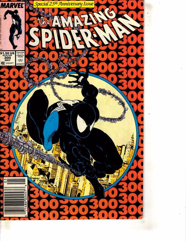 Amazing Spider-Man # 300 FN Marvel Comic Book Todd McFarlane Venom Goblin JH6