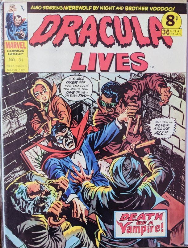 DRACULA LIVES #31! RARE!!!!