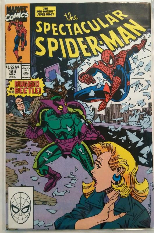 Marvel Comics Spectacular Spider-Man 1990, 1991 5 books #161,164,165,167,174