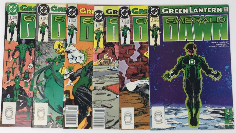 Green Lantern Emerald Dawn Entire Run 1, 2, 3, 4, 5, 6 saga of Hal Jordan