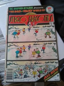 DC Super-Stars 13 presents Sergio Aragones VF wacky world 1977
