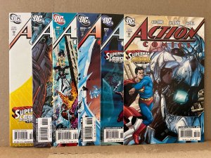 Action Comics #858-863 / 1 in 10 Variant Set (Legion of Superheroes) NM