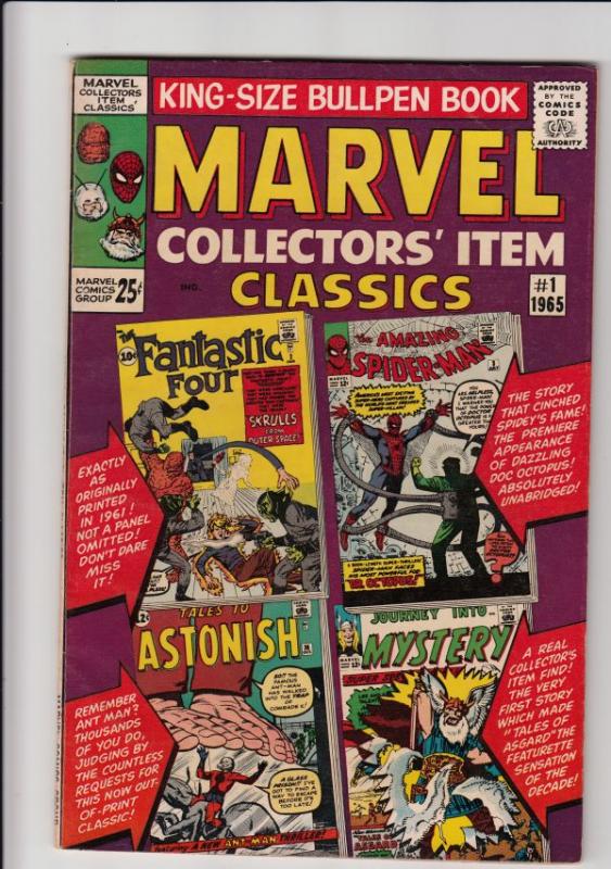 Marvel Collectors' Item #1 (Jan-65) FN/VF+ High-Grade Fantastic Four, Mr. Fan...