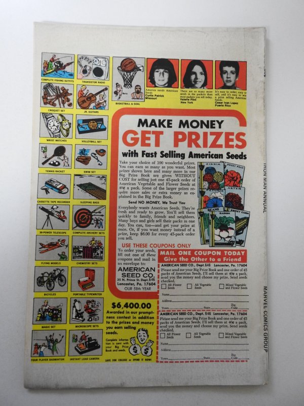 Iron Man Annual #3 (1976) FN+ Condition!