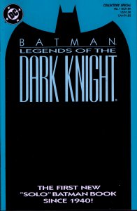 Batman - Legends of the Dark Knight - All Four Color Covers! - All NM Condition!