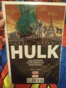 Marvel Knights - Hulk 1of 4 NM signed by Joe Keatinge with COA