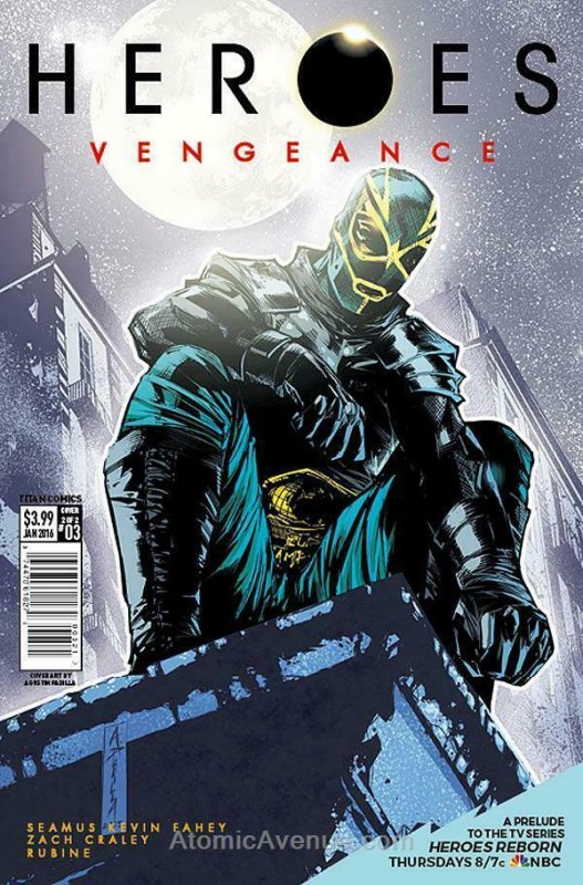 Heroes: Vengeance #3A VF/NM; Titan | save on shipping - details inside