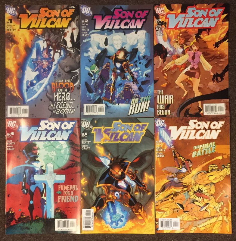 Son of Vulcan 1 2 3 4 5 6 DC Comics complete Set LOT NM Comics