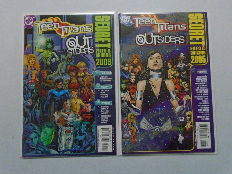 Teen Titans Outsiders Secret Files, Set:#2003+2005, 8.0/VF (2003+2005)
