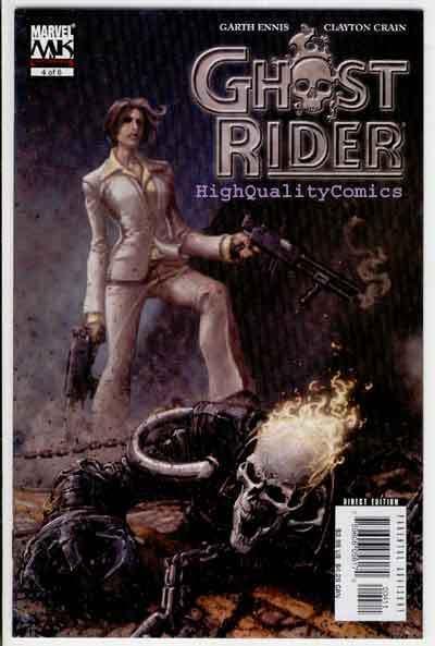 GHOST RIDER #4, NM+, Clayton Crain, Garth Ennis, 2005, more GR in store