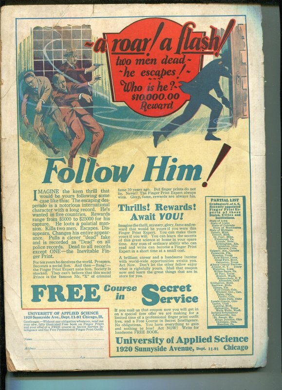 Amazing Stories Pulp January 1928- Frank R Paul robot cover- Jules Verne G+