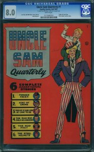 Uncle Sam Quarterly #1 (1941) CGC 8.0 VF