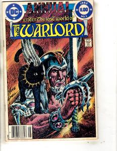 Lot Of 6 Warlord DC Comic Books # 67 74 80 82 124 + Annual 1 Mike Grell JG6