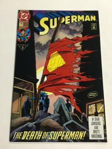 Superman 75 First Print Death Of Superman Nm Near Mint DC Comics