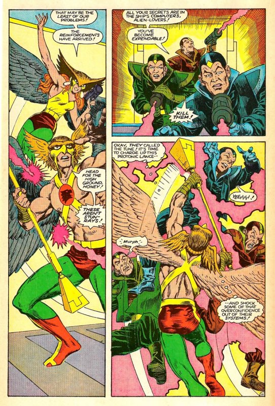 THE SHADOW WAR OF HAWKMAN #1-4 (Summer1985) 8.5 VF+  Thanagar Invades Earth!